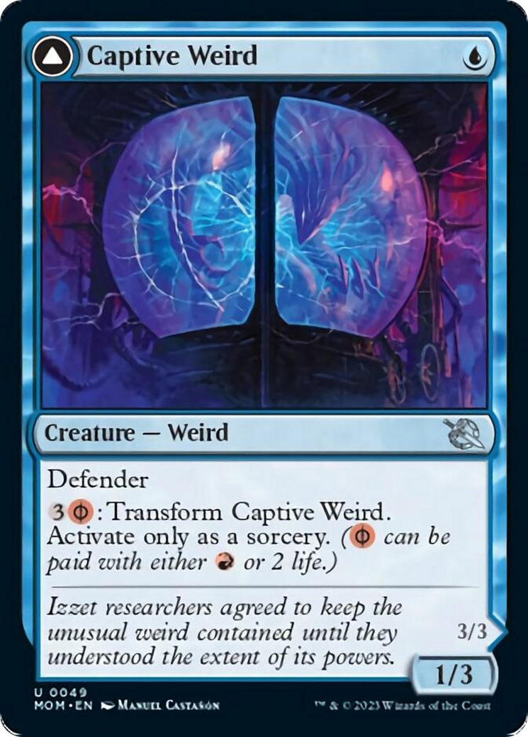Captive Weird // Compleated Conjurer [March of the Machine] | Card Citadel