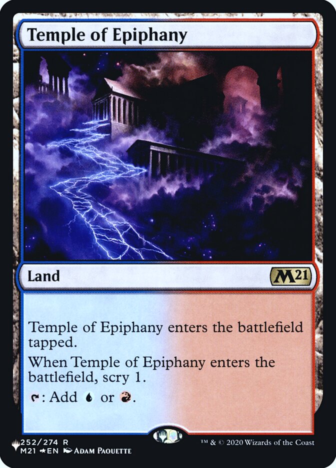 Temple of Epiphany [Secret Lair: Heads I Win, Tails You Lose] | Card Citadel