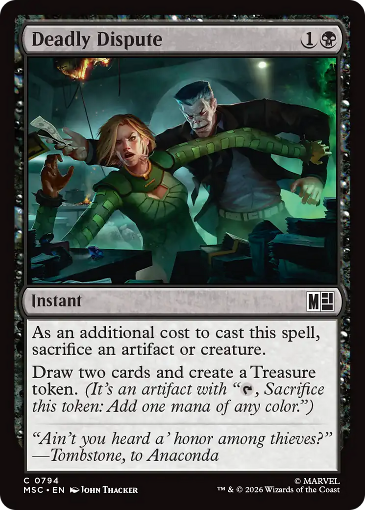 Deadly Dispute [Marvel Super Heroes Commander] | Card Citadel