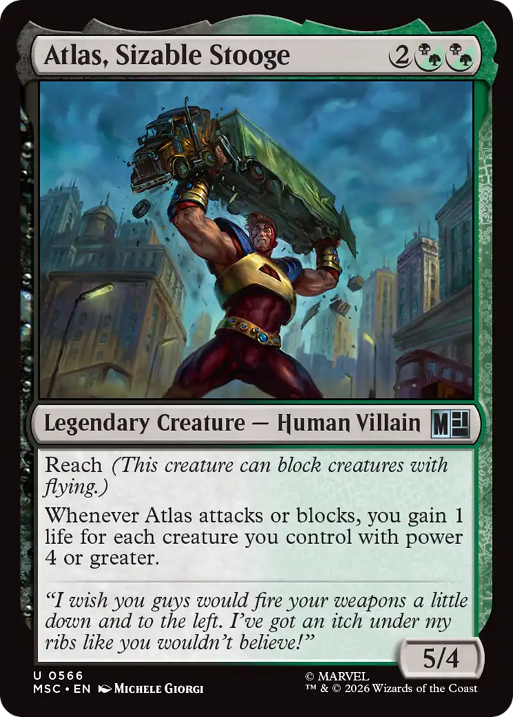 Atlas, Sizable Stooge [Marvel Super Heroes Commander] | Card Citadel