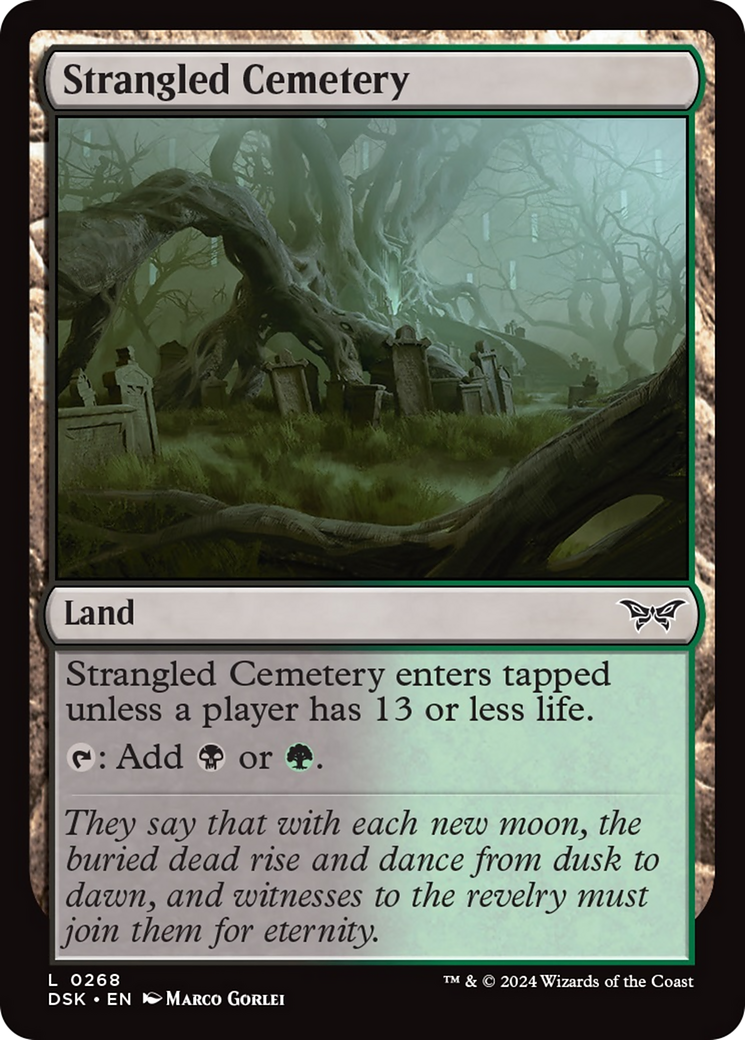 Strangled Cemetery [Duskmourn: House of Horror] | Card Citadel