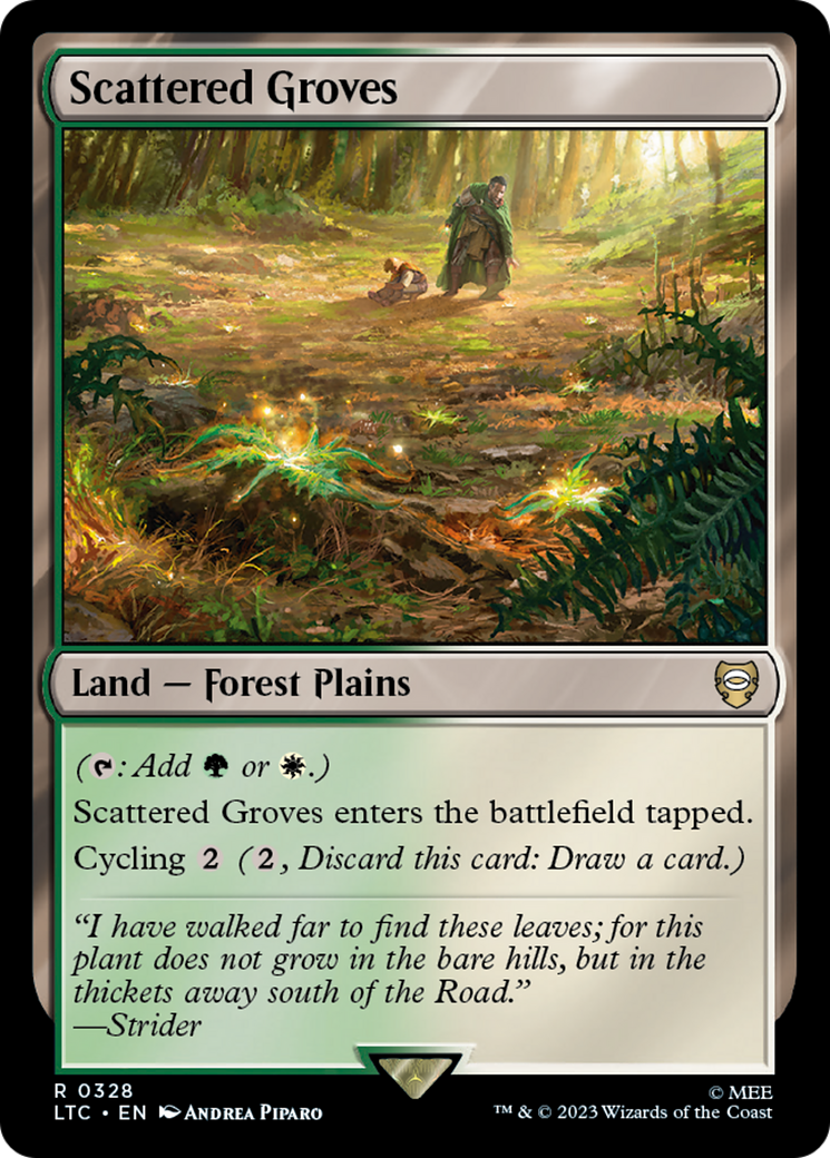 Scattered Groves [The Lord of the Rings: Tales of Middle-Earth Commander] | Card Citadel