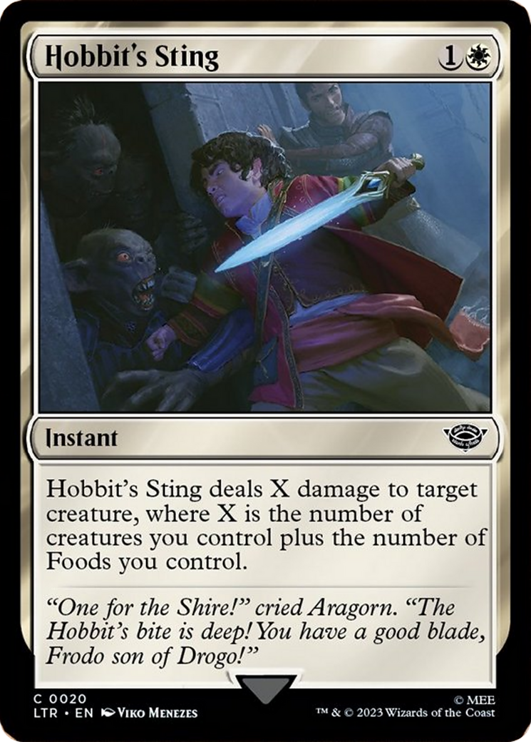 Hobbit's Sting [The Lord of the Rings: Tales of Middle-Earth] | Card Citadel