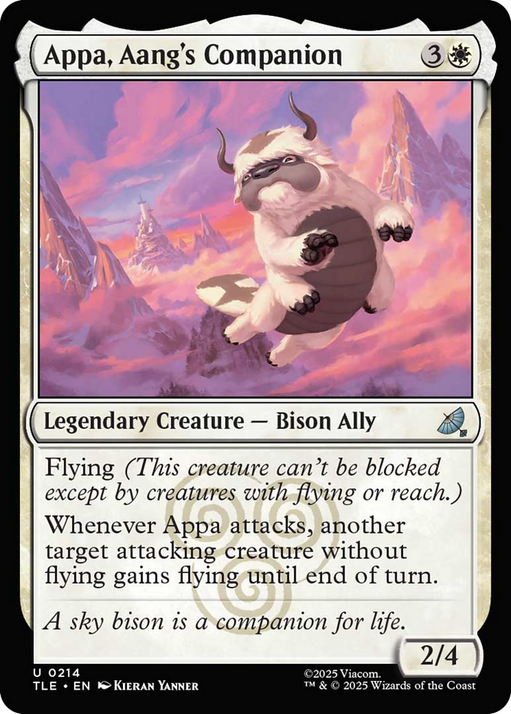 Appa, Aang's Companion [Avatar: The Last Airbender: Eternal-Legal] | Card Citadel