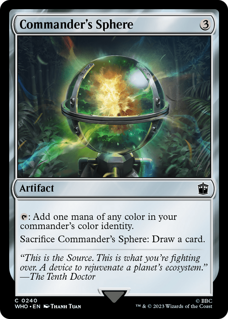 Commander's Sphere [Doctor Who] | Card Citadel