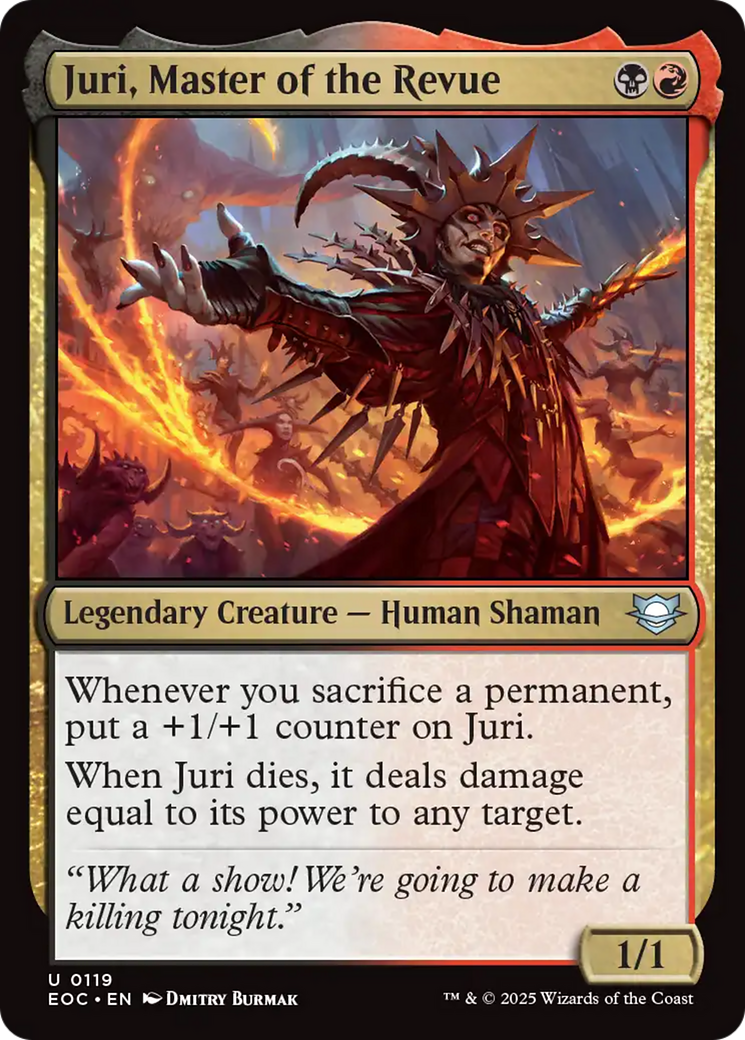 Juri, Master of the Revue [Edge of Eternities Commander] | Card Citadel