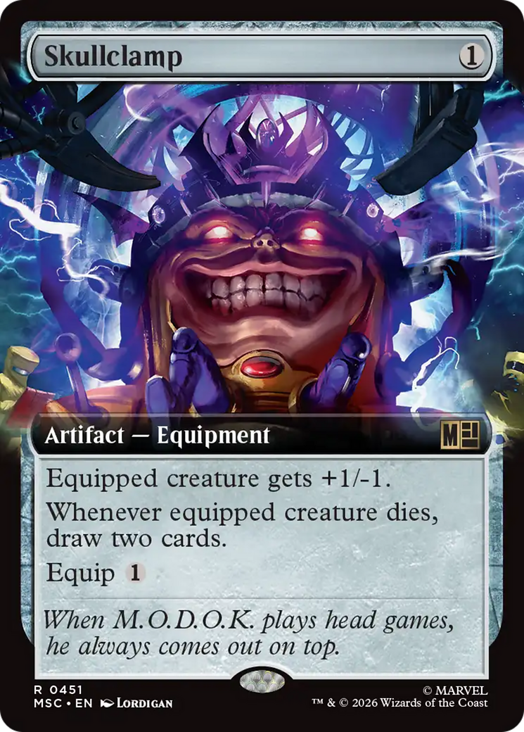 Skullclamp (Extended Art) [Marvel Super Heroes Commander] | Card Citadel