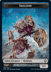 Lost Mine of Phandelver // Skeleton Double-Sided Token [Dungeons & Dragons: Adventures in the Forgotten Realms Tokens] | Card Citadel