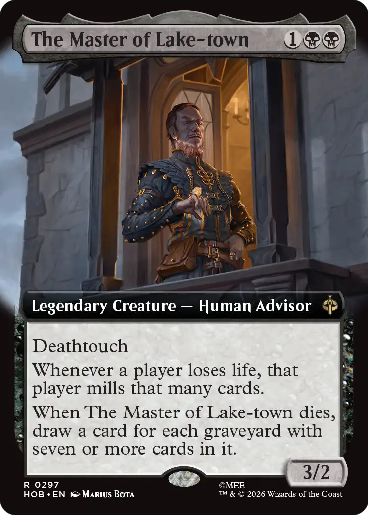 The Master of Lake-town (Extended Art) [The Hobbit] | Card Citadel