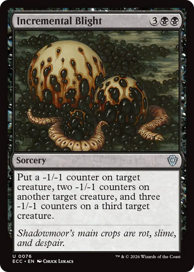 Incremental Blight [Lorwyn Eclipsed Commander] | Card Citadel