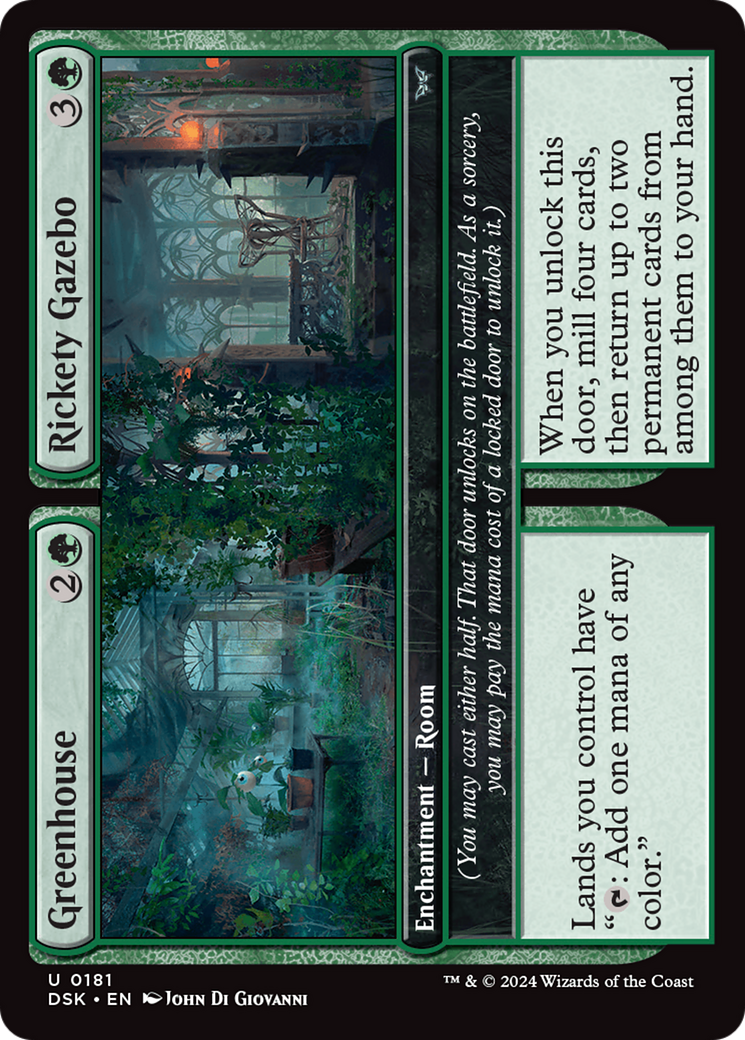 Greenhouse // Rickety Gazebo [Duskmourn: House of Horror] | Card Citadel