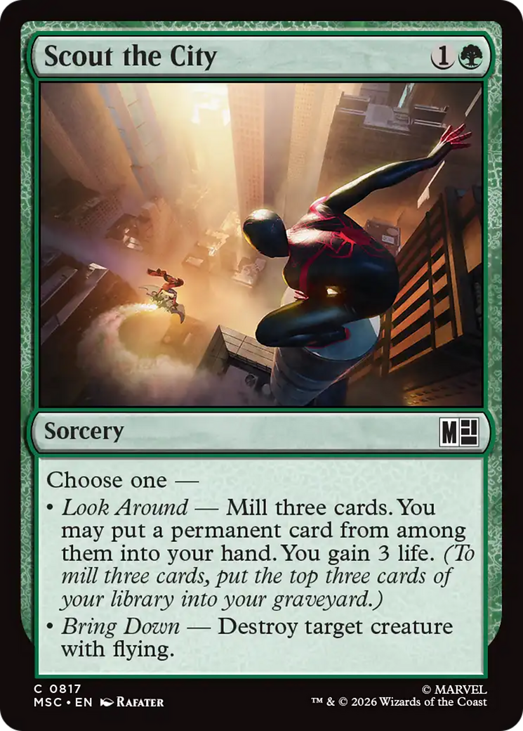 Scout the City [Marvel Super Heroes Commander] | Card Citadel