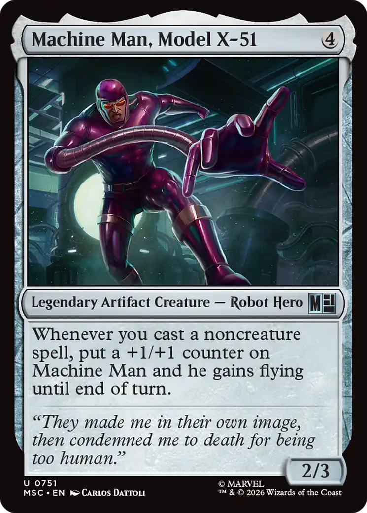 Machine Man, Model X-51 [Marvel Super Heroes Commander] | Card Citadel
