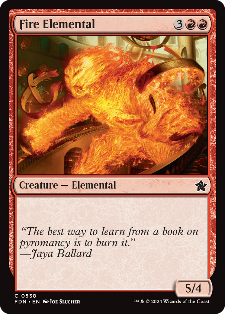 Fire Elemental [Foundations] | Card Citadel