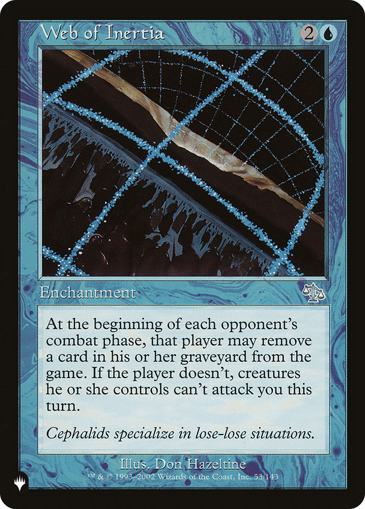 Web of Inertia [The List Reprints] | Card Citadel