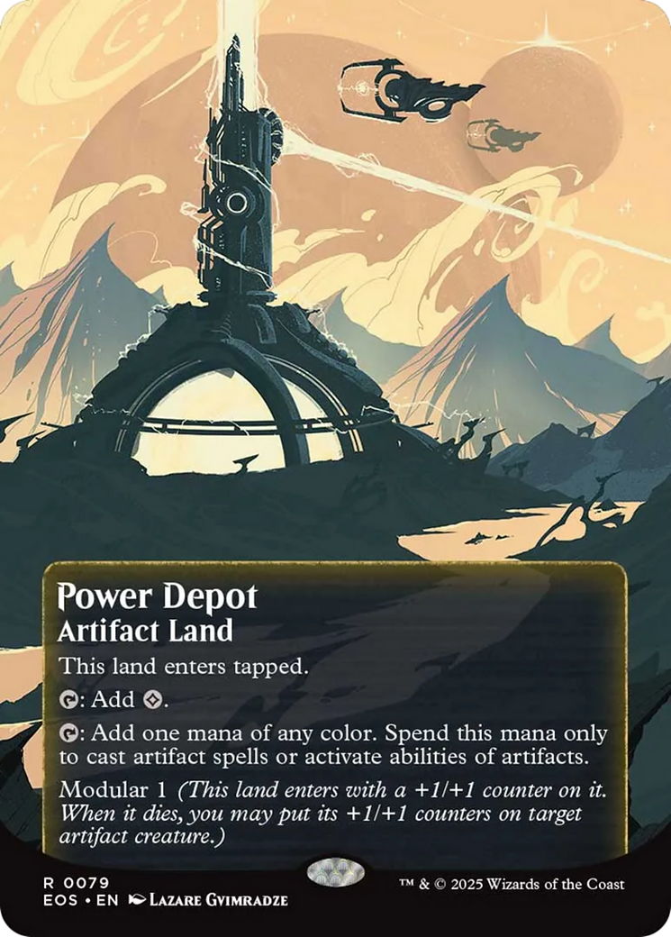 Power Depot (0079) (Borderless) [Edge of Eternities: Stellar Sights] | Card Citadel