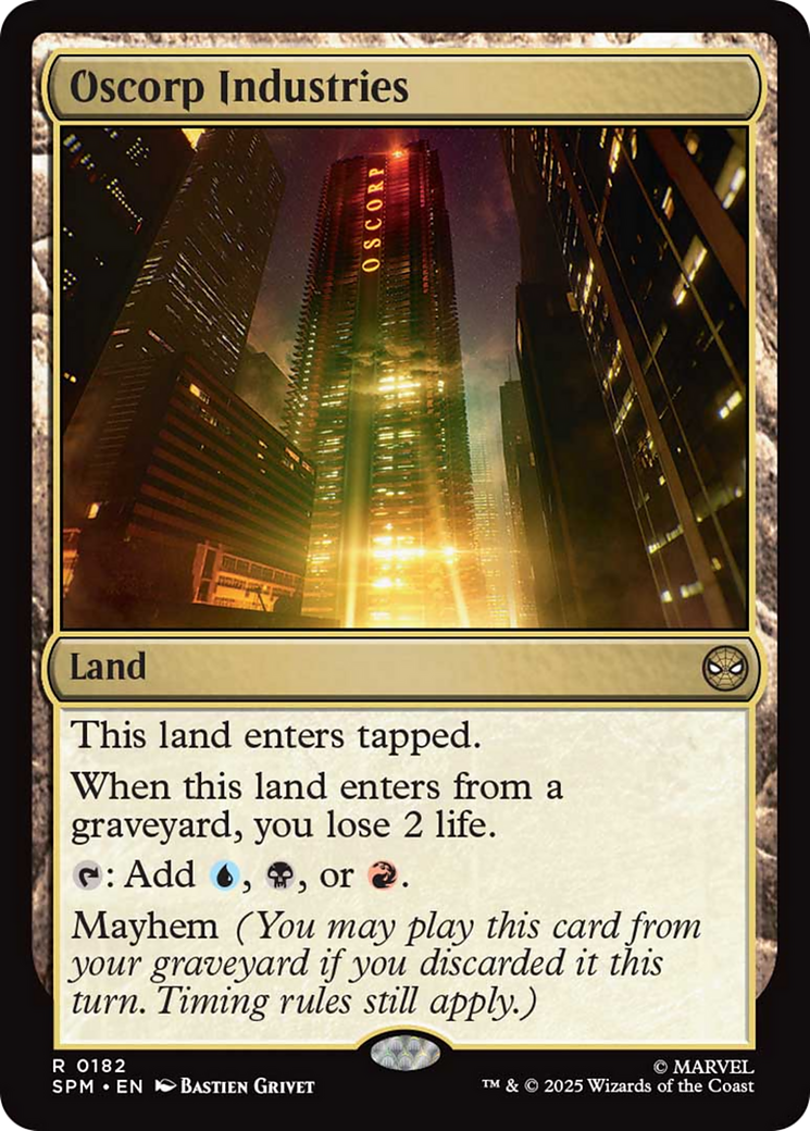 Oscorp Industries [Marvel's Spider-Man] | Card Citadel
