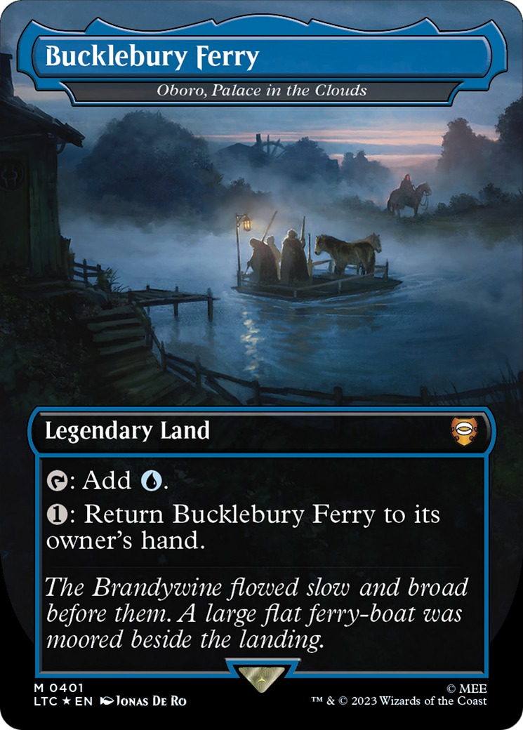 Bucklebury Ferry - Oboro, Palace in the Clouds (Surge Foil Realms and Relics) [The Lord of the Rings: Tales of Middle-Earth Commander] | Card Citadel
