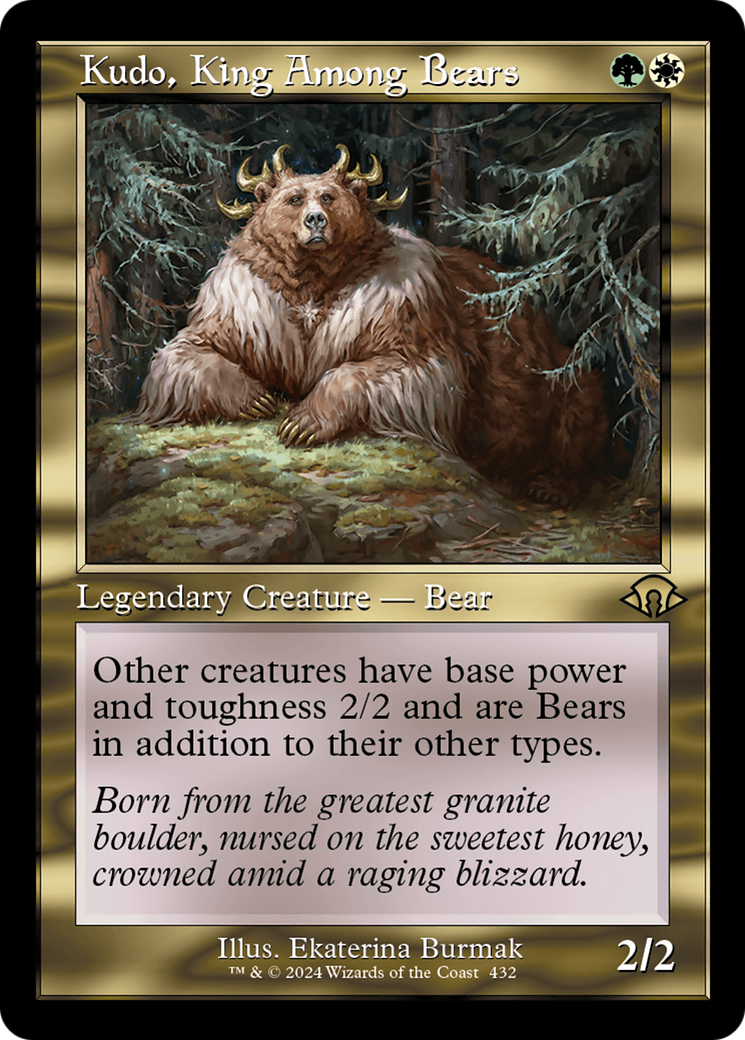 Kudo, King Among Bears (Retro) [Modern Horizons 3] | Card Citadel