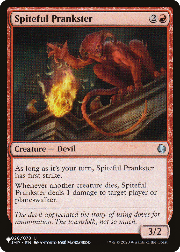 Spiteful Prankster [The List Reprints] | Card Citadel