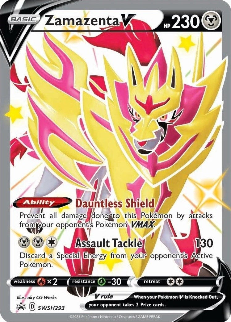 Zamazenta V (SWSH293) [Sword & Shield: Black Star Promos] | Card Citadel