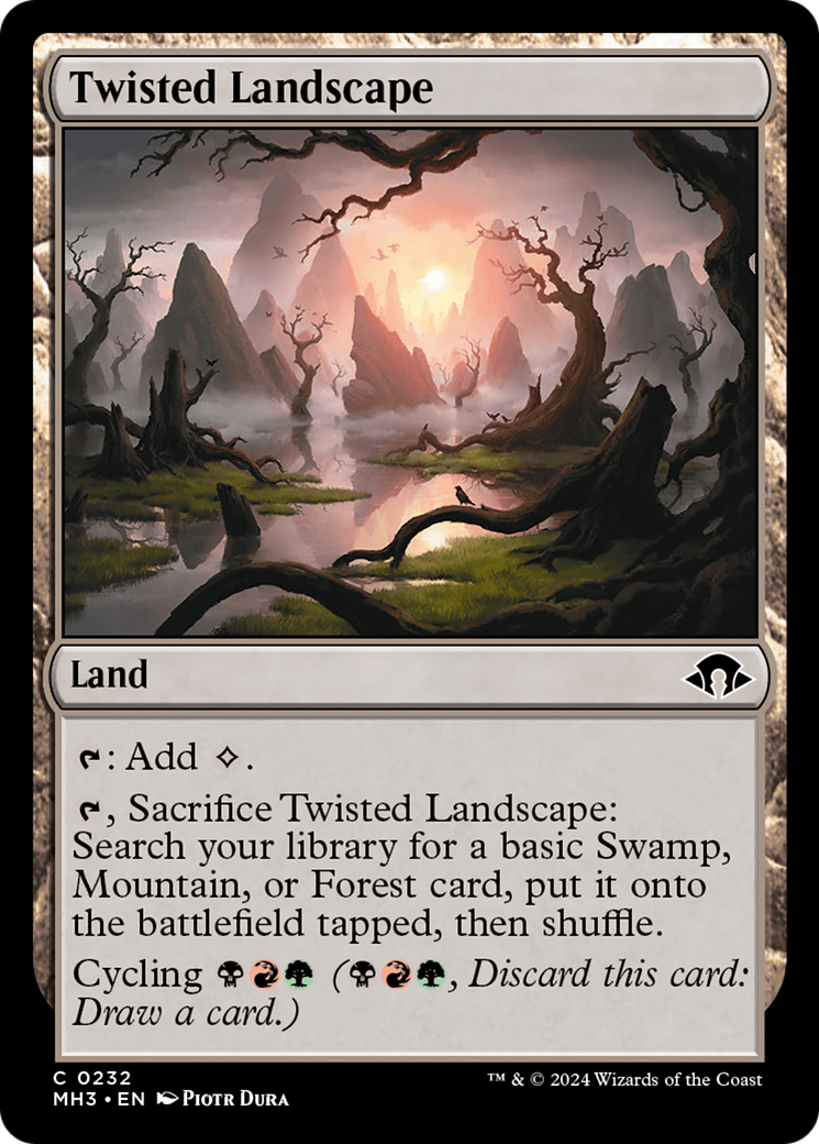 Twisted Landscape [Modern Horizons 3] | Card Citadel