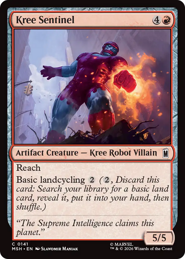 Kree Sentinel [Marvel Super Heroes] | Card Citadel