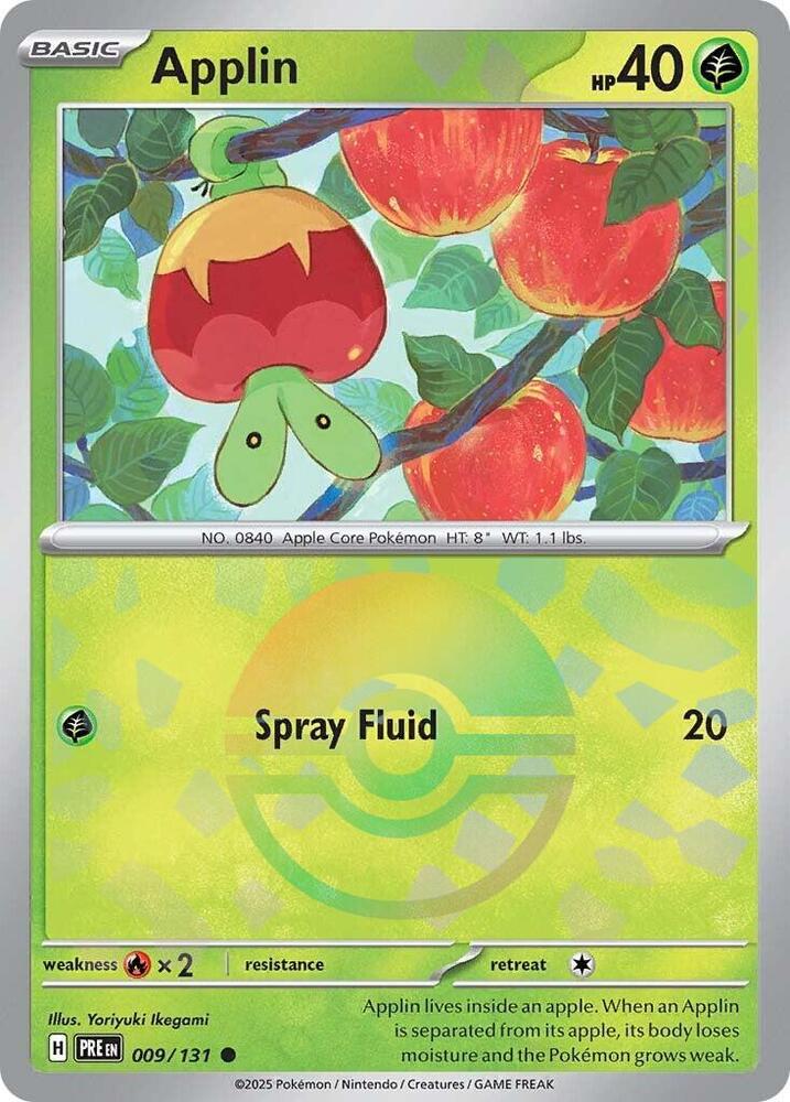 Applin (009/131) (Poke Ball Pattern) [Scarlet & Violet: Prismatic Evolutions] | Card Citadel