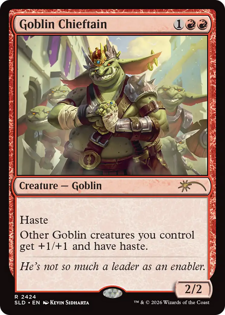 Goblin Chieftain (2424) [Secret Lair Drop Series] | Card Citadel