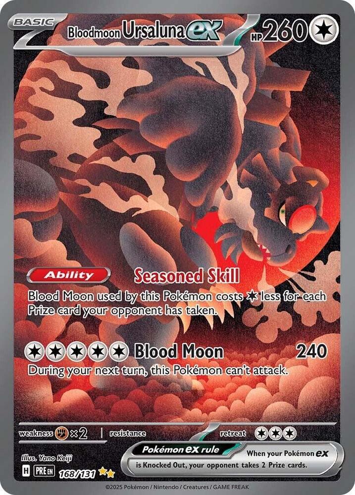 Bloodmoon Ursaluna ex (168/131) [Scarlet & Violet: Prismatic Evolutions] | Card Citadel