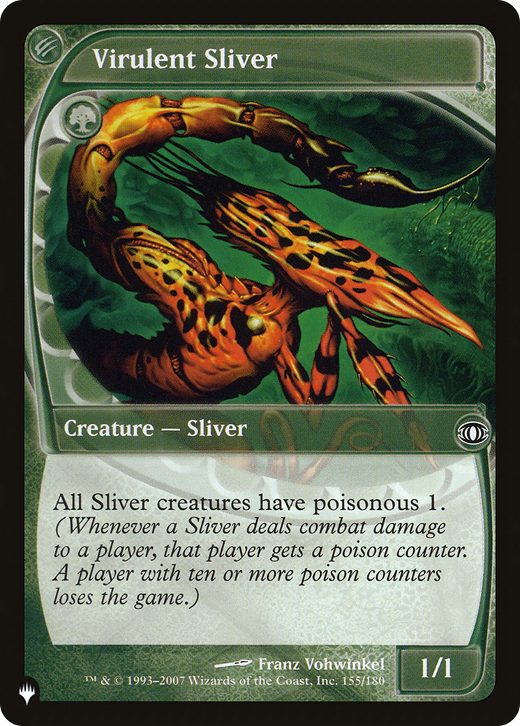 Virulent Sliver [The List] | Card Citadel