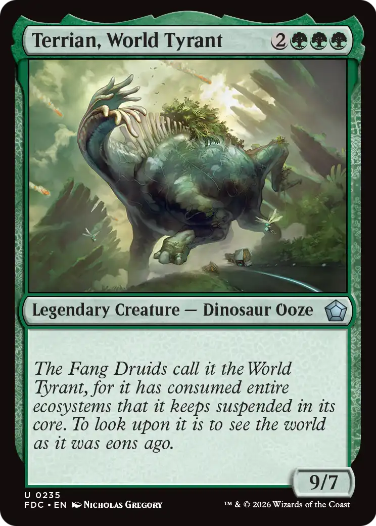 Terrian, World Tyrant [Foundations Commander] | Card Citadel