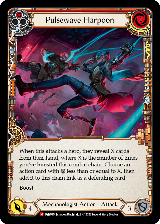 Pulsewave Harpoon [DYN090] (Dynasty)  Rainbow Foil | Card Citadel