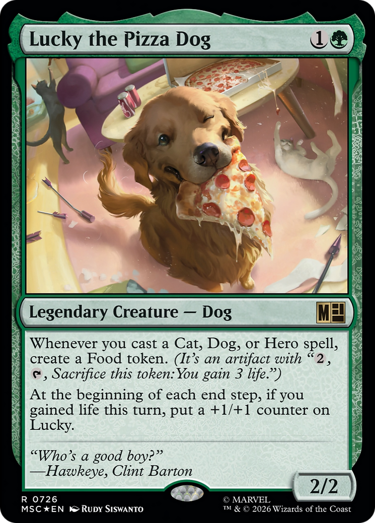 Lucky the Pizza Dog [Marvel Super Heroes Commander] | Card Citadel
