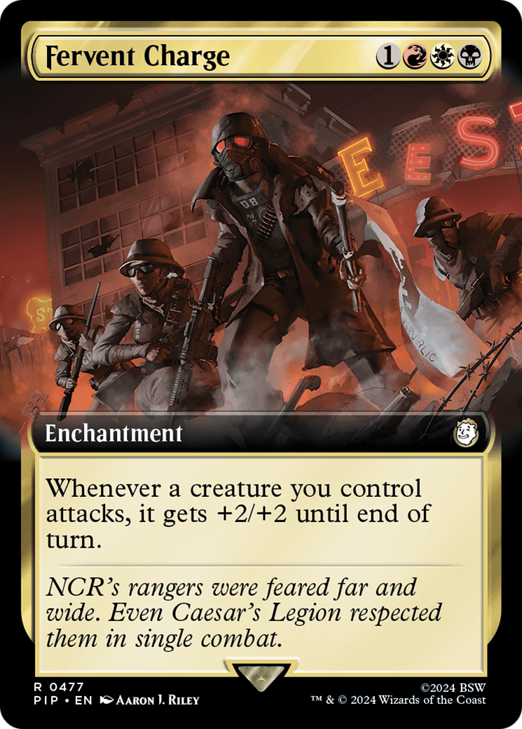 Fervent Charge (Extended Art) [Fallout] | Card Citadel