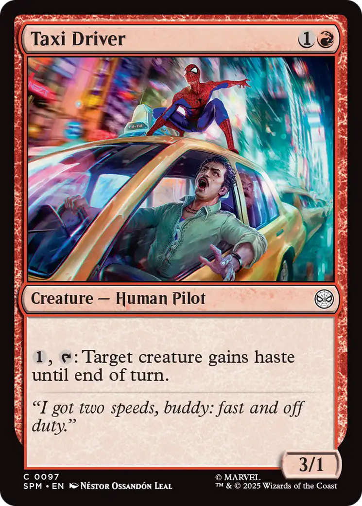 Taxi Driver [Marvel's Spider-Man] | Card Citadel