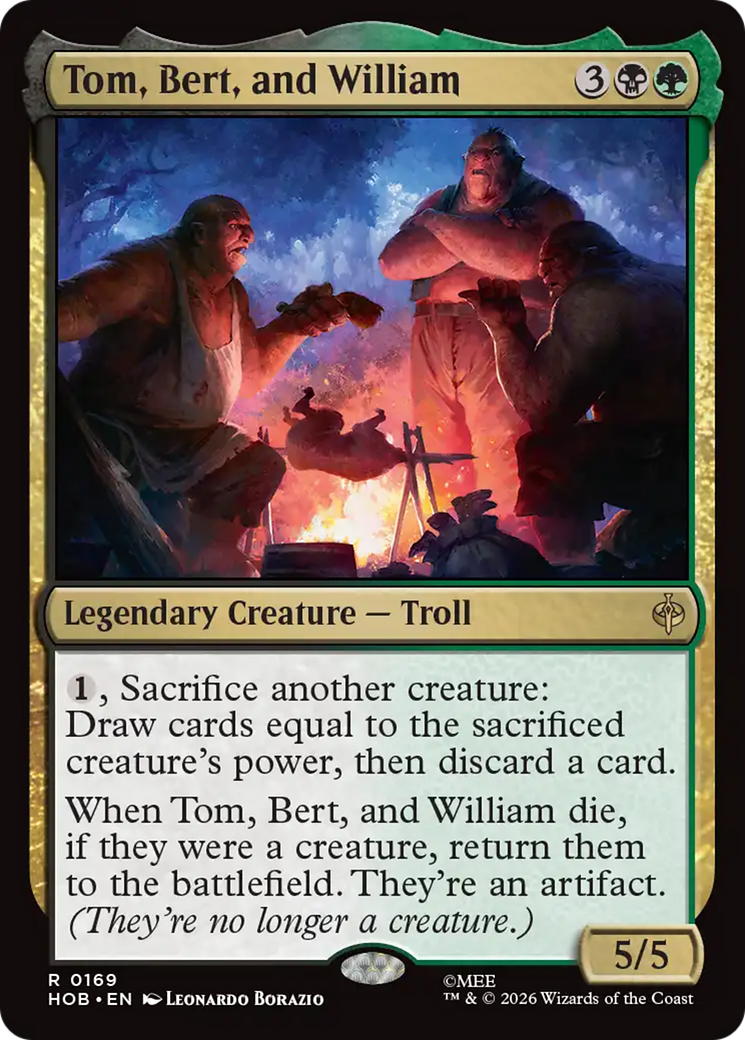 Tom, Bert, and William [The Hobbit] | Card Citadel