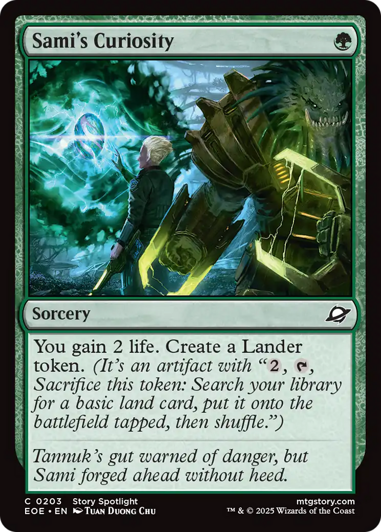Sami's Curiosity [Edge of Eternities] | Card Citadel