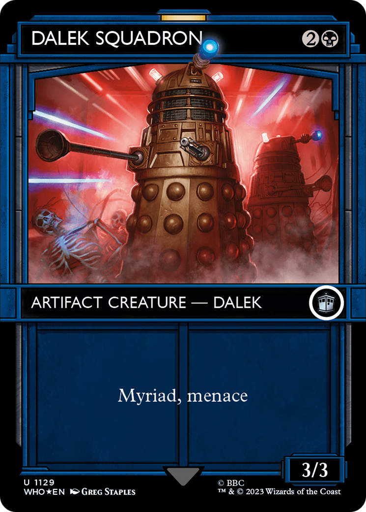 Dalek Squadron (Showcase) (Surge Foil) [Doctor Who] | Card Citadel