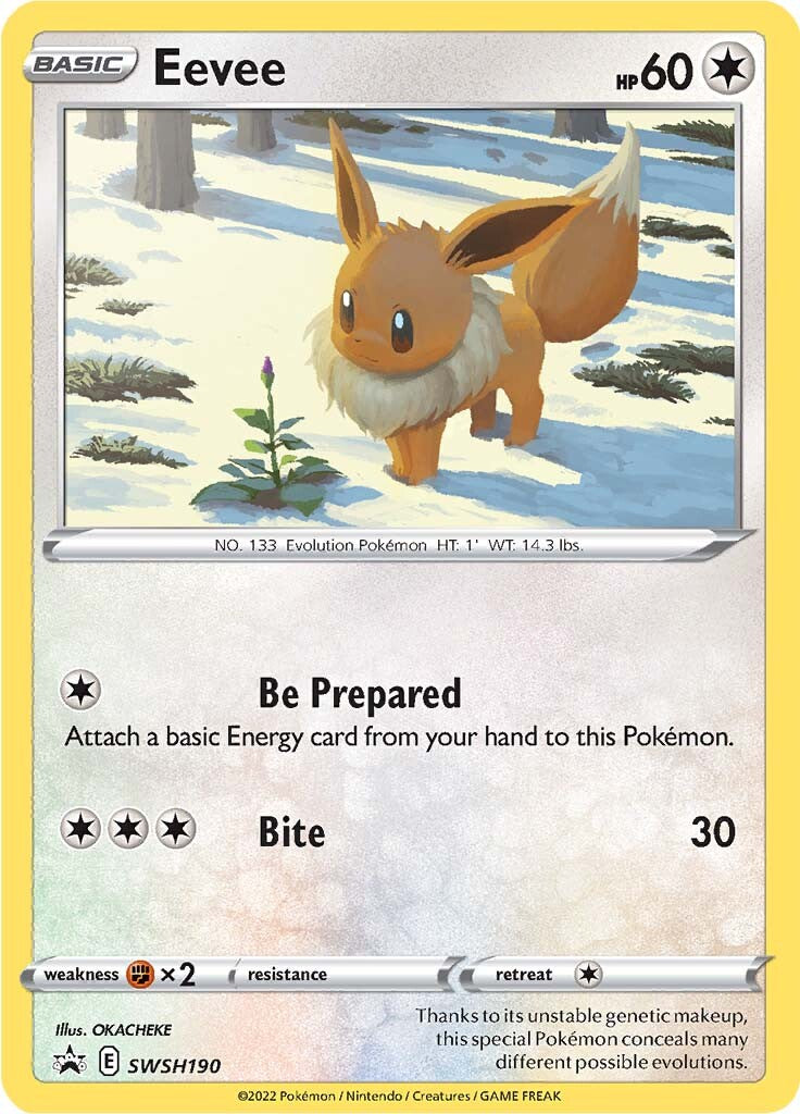 Eevee (SWSH190) [Sword & Shield: Black Star Promos] | Card Citadel