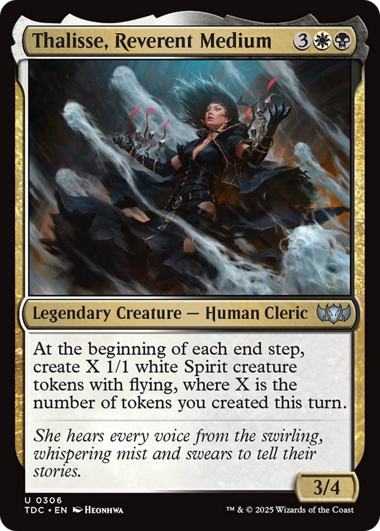 Thalisse, Reverent Medium [Tarkir: Dragonstorm Commander] | Card Citadel