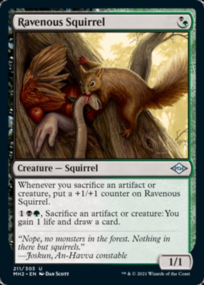 Ravenous Squirrel [Modern Horizons 2] | Card Citadel