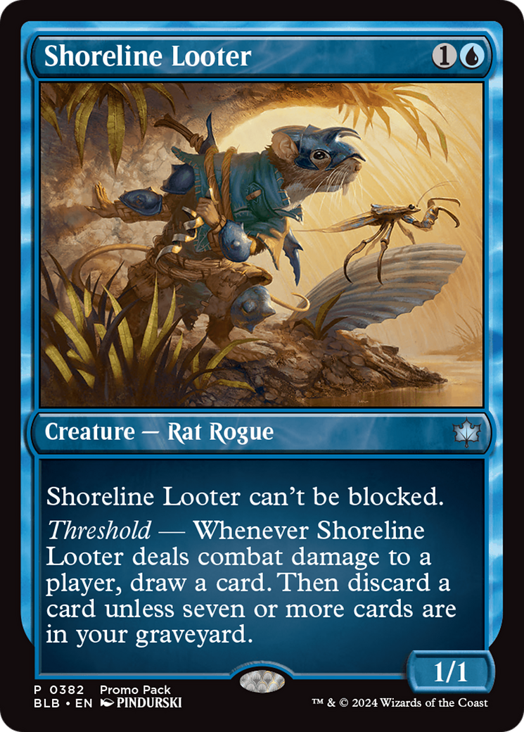 Shoreline Looter [Bloomburrow Promos] | Card Citadel