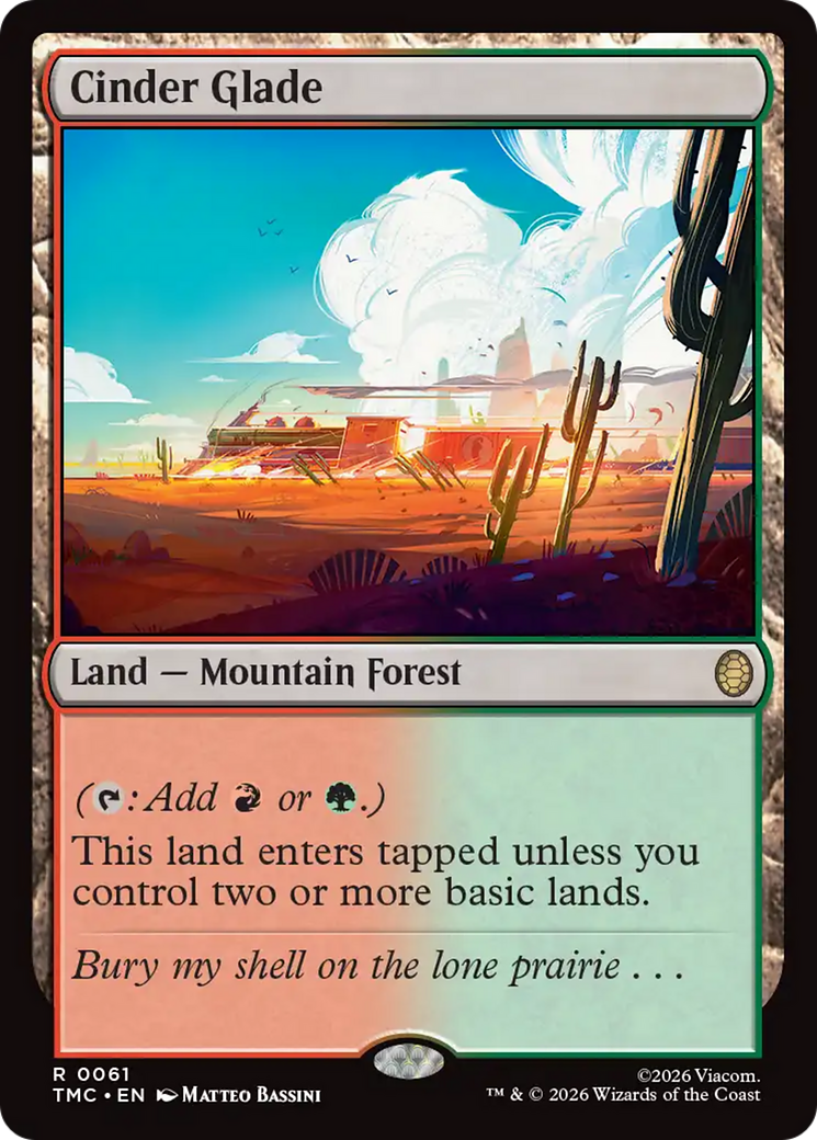 Cinder Glade [Teenage Mutant Ninja Turtles Commander] | Card Citadel
