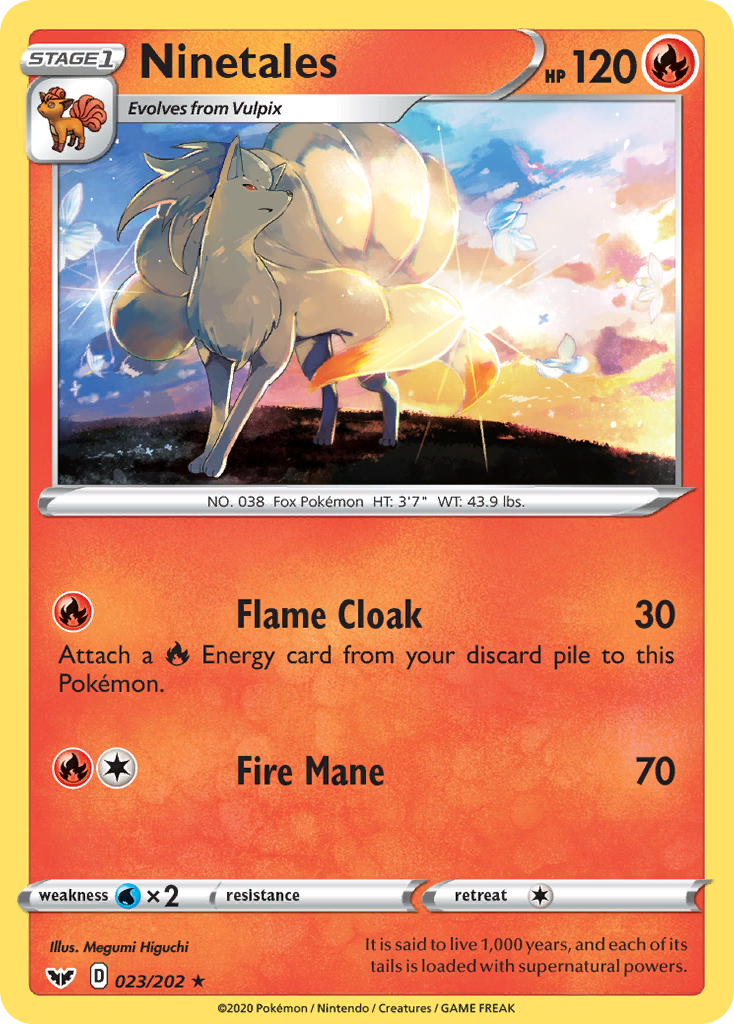 Ninetales (023/202) [Sword & Shield: Base Set] | Card Citadel