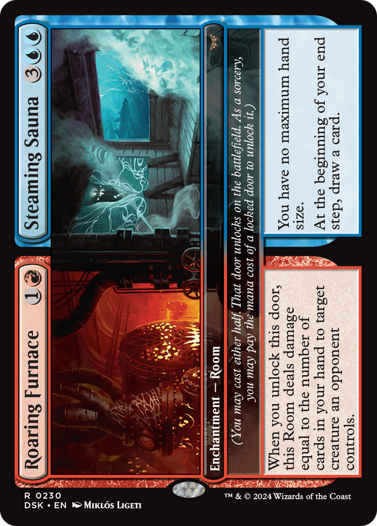 Roaring Furnace // Steaming Sauna [Duskmourn: House of Horror] | Card Citadel