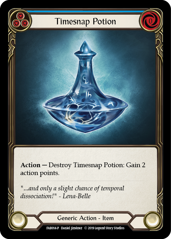 Timesnap Potion [FAB014-P] (Promo)  1st Edition Cold Foil | Card Citadel