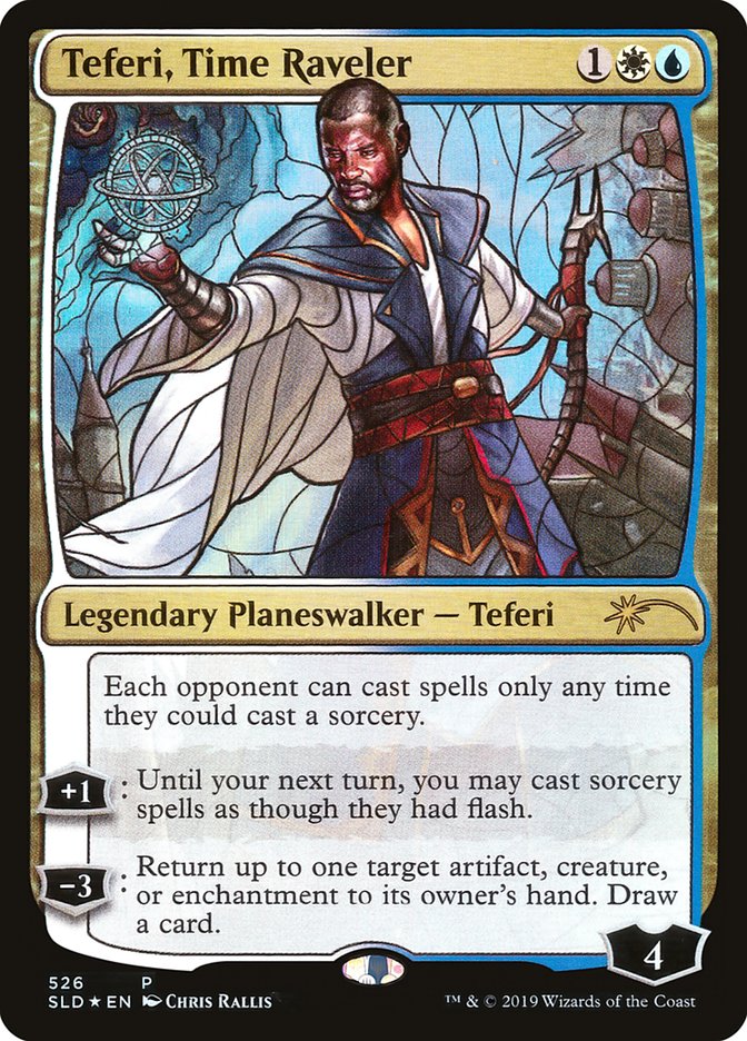 Teferi, Time Raveler (Stained Glass) [Secret Lair Drop Promos] | Card Citadel