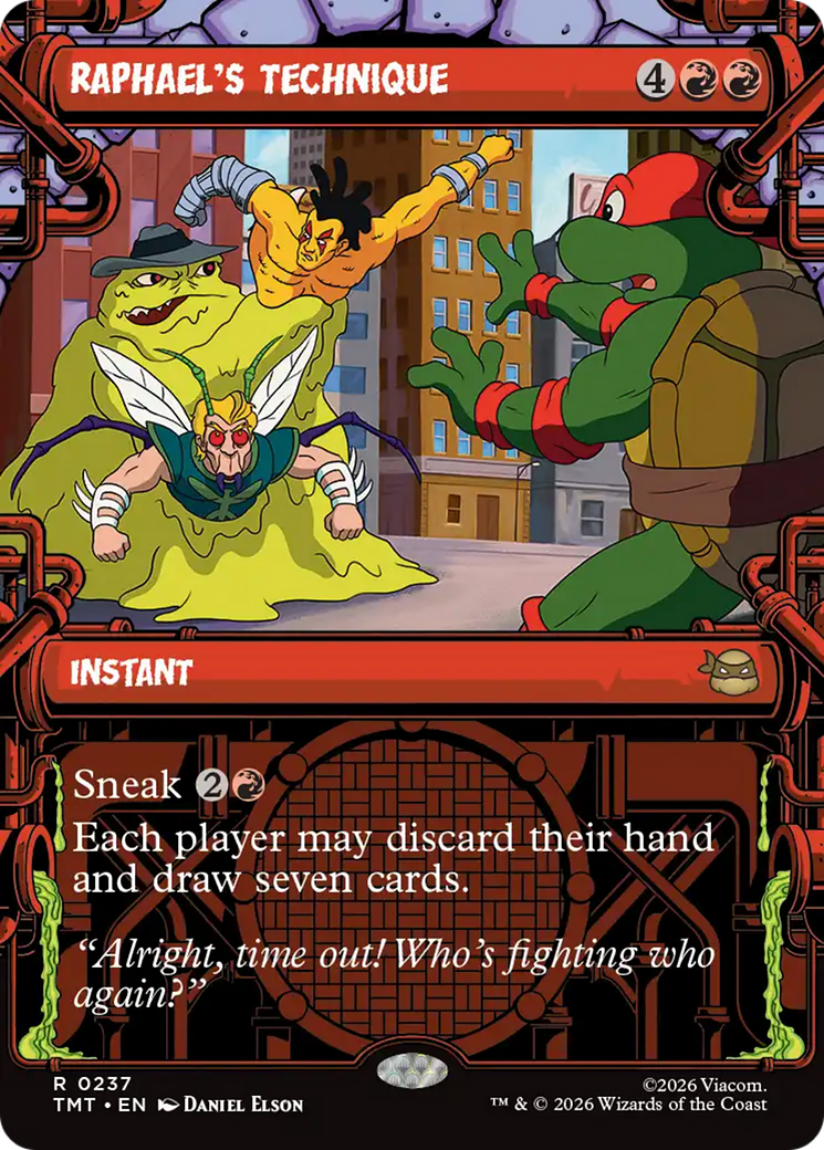Raphael's Technique (Showcase) [Teenage Mutant Ninja Turtles] | Card Citadel