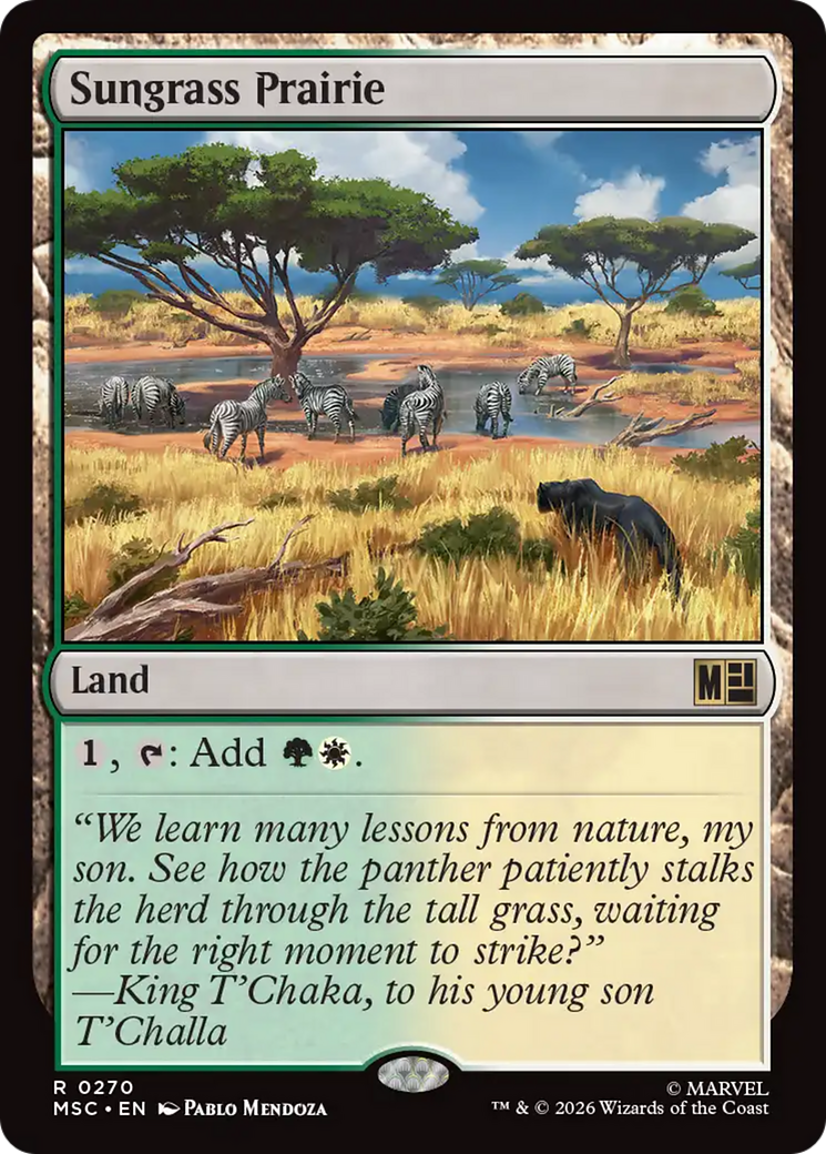 Sungrass Prairie [Marvel Super Heroes Commander] | Card Citadel